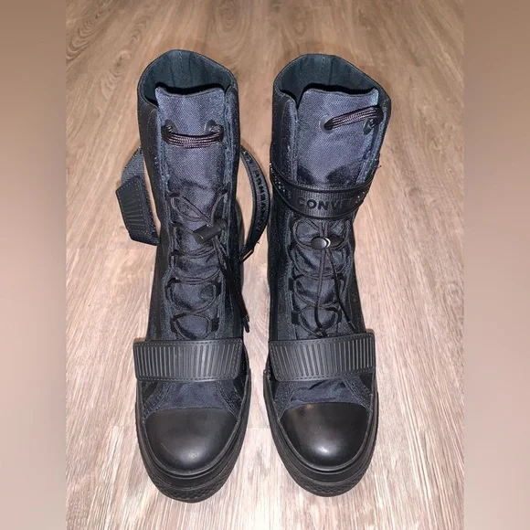 ‼️SALE‼️Wmns Chuck Taylor All Star GR82 Extra-High 'Black' 🖤 - Picture 7 of 16